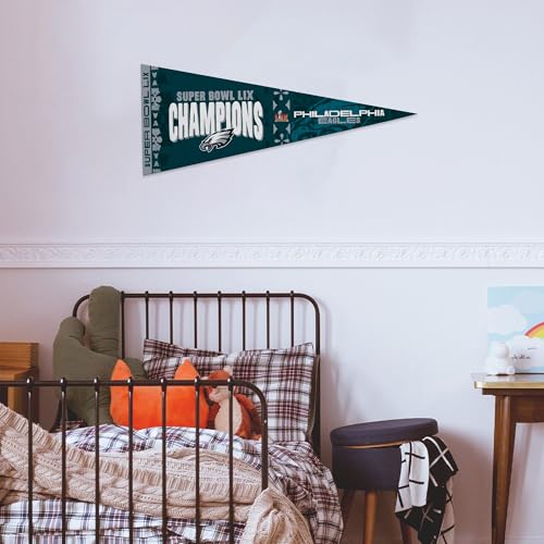 Philadelphia Eagles Super Bowl Champs Felt Wall Pennant - 12" x 30"