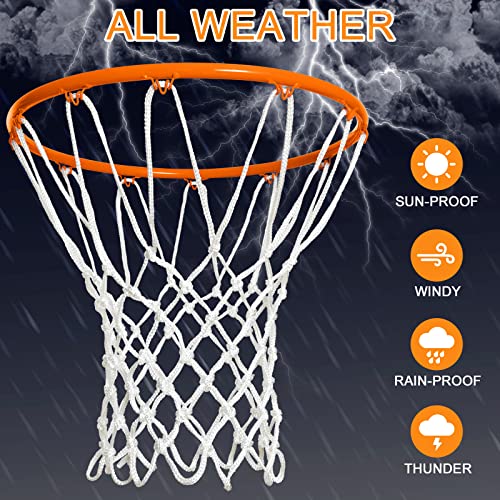 Basketball Net Replacement - Heavy Duty All Weather - 1Pc