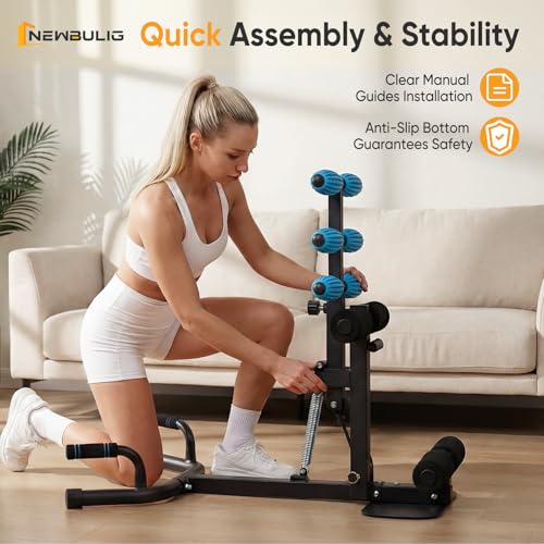 Adjustable Deep Squat Machine for Home Gym - 300 lbs Capacity