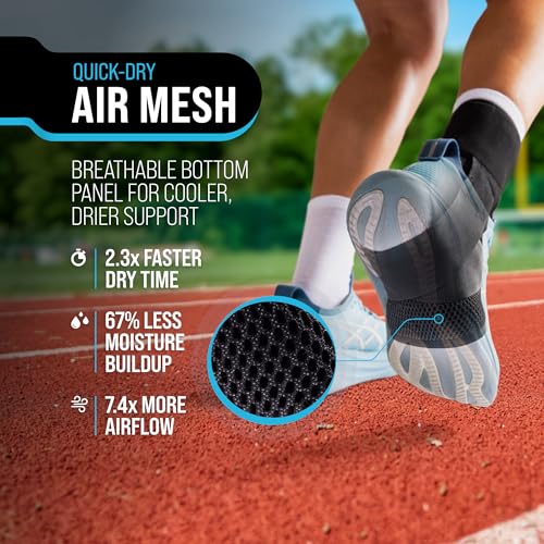 Reinforced Ankle Brace for Sprains & Achilles Tendonitis Support