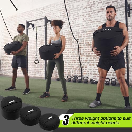 Heavy Duty Unfilled Workout Sandbag for Strength Training - 50LB, 100LB, 150LB