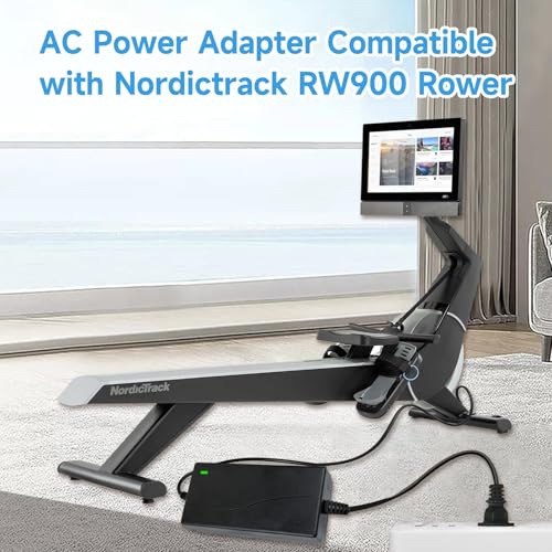 12V Power Adapter for NordicTrack RW900 Rower - NTEVRW15920.0 Compatible