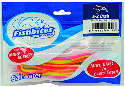 E-Z Crab Fishing Bait Strips - Longer Lasting, Electric Chicken