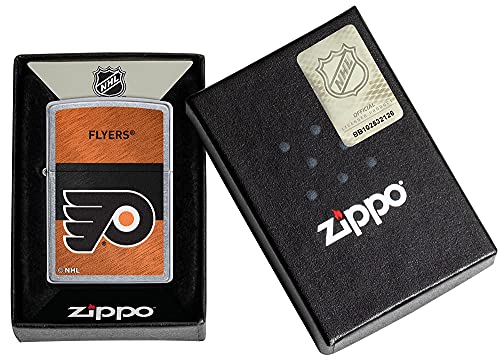Philadelphia Flyers Zippo Pocket Lighter - Street Chrome