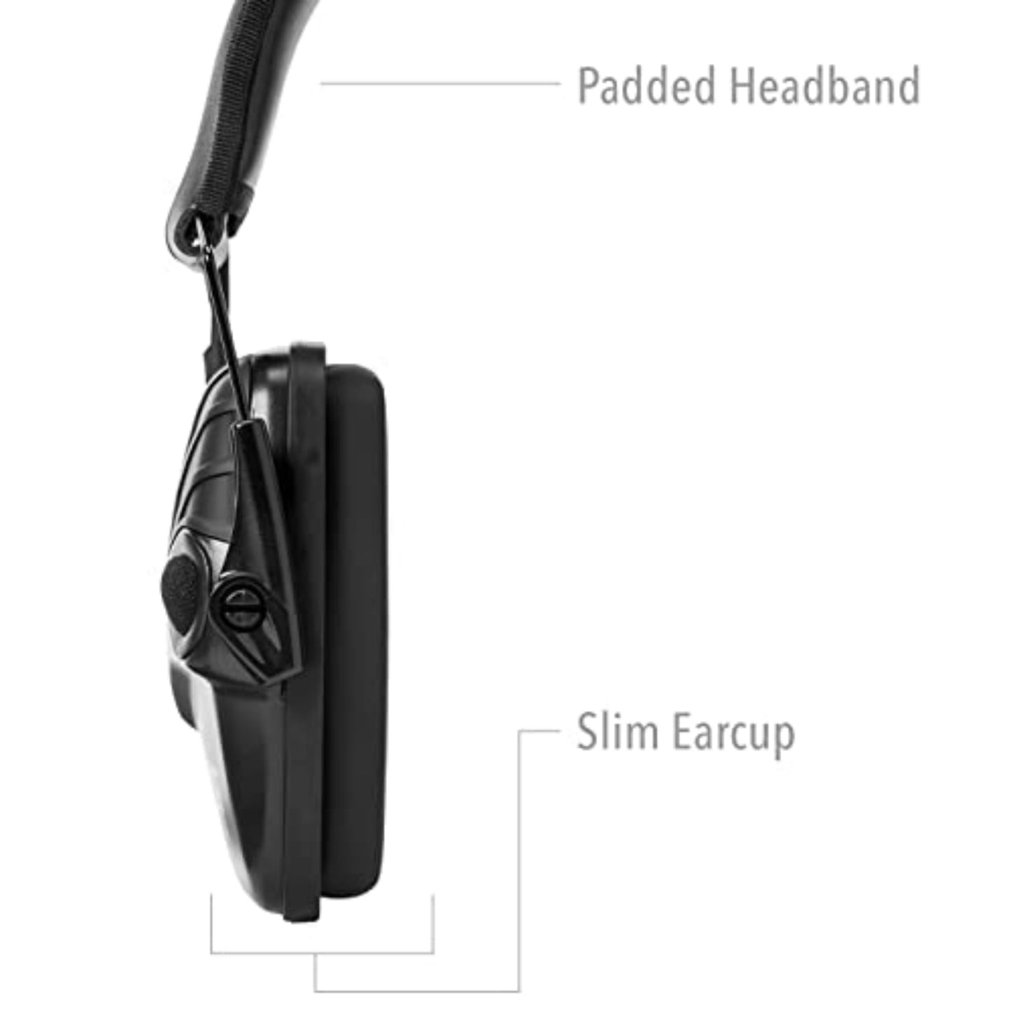Howard Leight Impact Sport Electronic Earmuff, Med/Large, Black (R-02524) (Pack of 6)