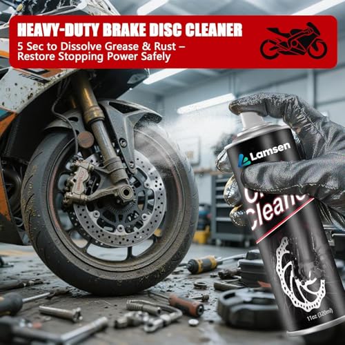 24 Oz Bike Chain Cleaner Kit with Lubricant & Brush - Professional Motorcycle Maintenance