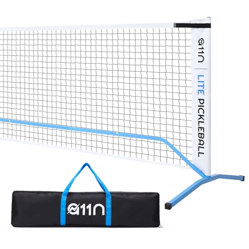 A11N SPORTS 22ft Portable Pickleball Net Set - Blue & White, Regulation Size