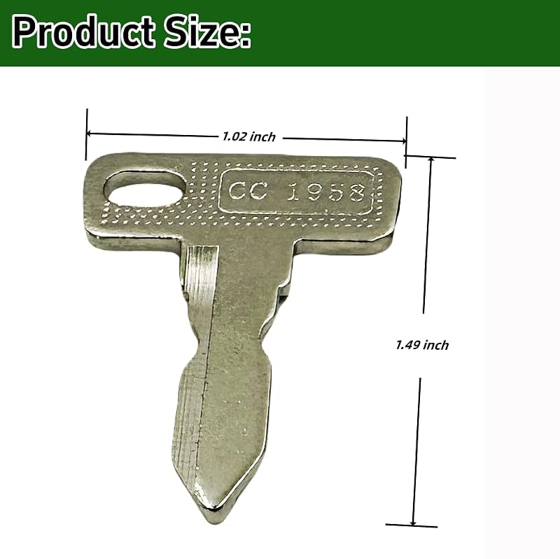 OEM Replacement Ignition Key Set for Club Car DS/Precedent (1982+) - 4 Keys