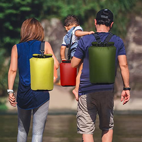 Waterproof Dry Bag Set 5 Pack - Multicolor Waterproof Storage Bags for Travel Camping