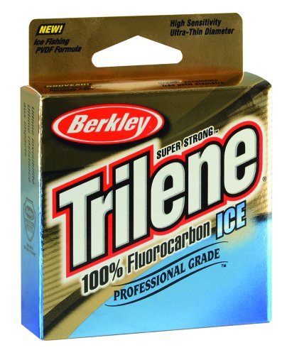 Fluorocarbon Ice Fishing Line - Clear, 6 lb, 75 Yd