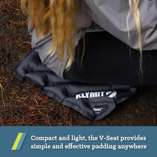 Inflatable Padded Cushion Seat - Modern V Seat for Camping & Travel