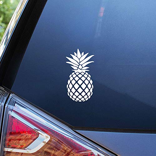 Tropical Pineapple Vinyl Decal - 3.5-Inch Waterproof Sticker - Pack of 1