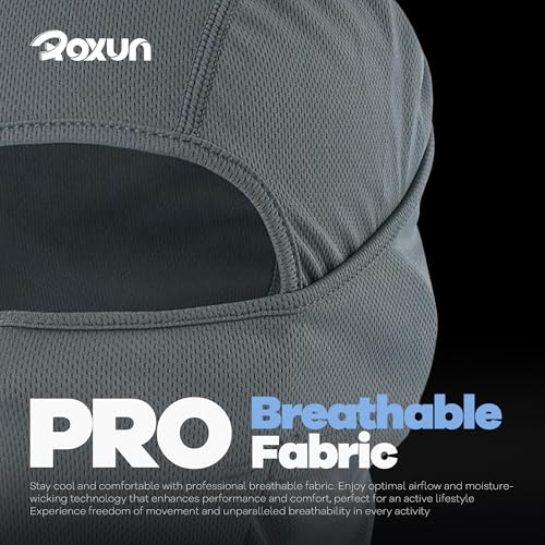 ROXUN Ski Mask Balaclava, Motorcycle Summer Cooling Breathable UV