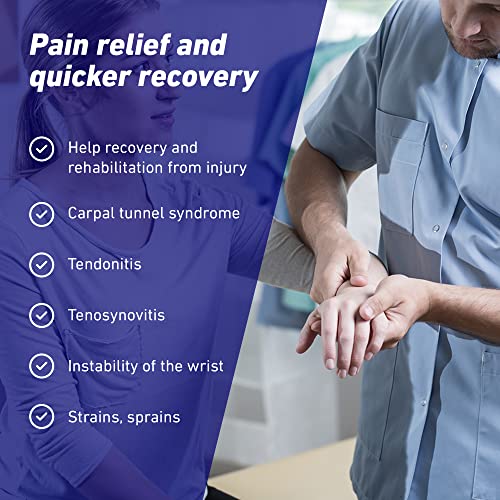 Neo-G Wrist and Thumb Brace, Stabilized - Spica Support For Carpal Tunnel Syndrome, Arthritis, Tendonitis, Joint Pain - Adjustable Compression - Class 1 Medical Device - Right