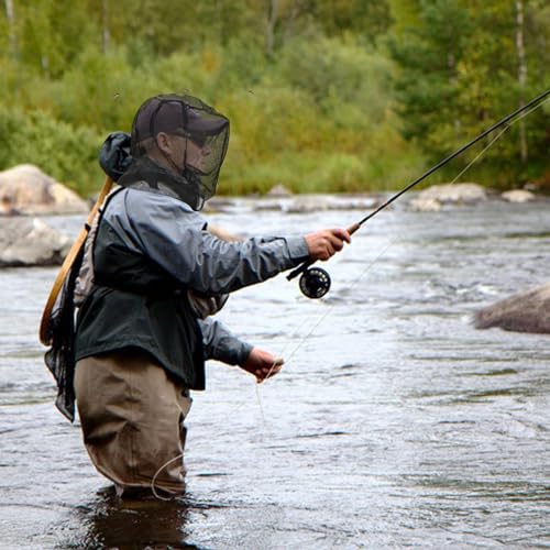 Mosquito Head Net - Insect Protection, Soft & Durable - Black