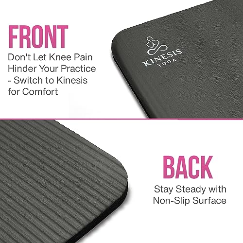 Extra Thick Yoga Knee Pad Cushion - 25mm Supportive Foam with Mesh Bag