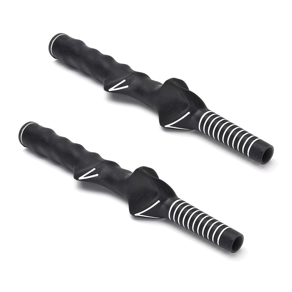 TraderPlus 2-Pack Right-Handed Golf Swing Training Grip Trainer, Black