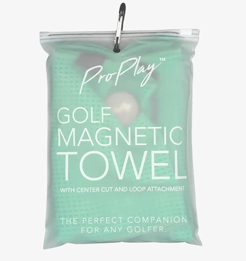 Microfiber Magnetic Golf Towel | Ultra Absorbent Fast Drying Cart and