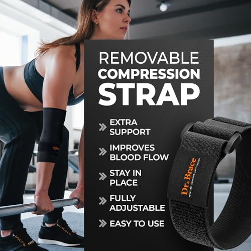 DR. BRACE® Elite Elbow Brace, Breathable Compression Sleeve