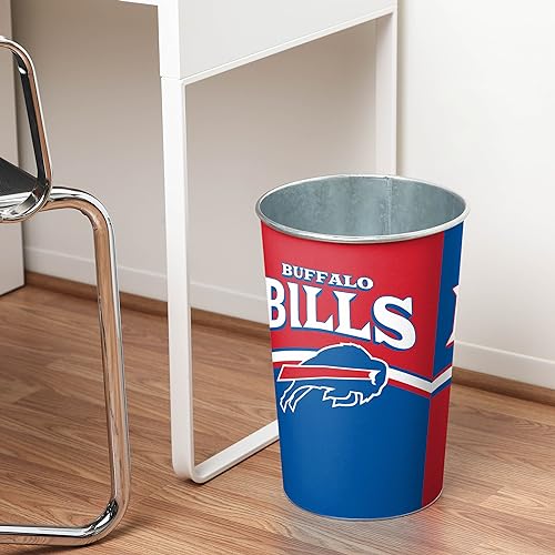 Buffalo Bills Stripe Waste Basket - Team Color Design