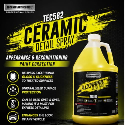 TEC582 Ceramic Detail Spray 1 Gallon – High-Gloss Exterior Protection