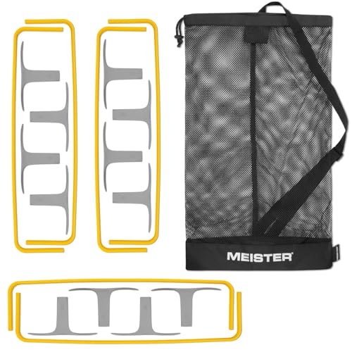 6" ZoomFlex Agility Hurdles with Carry Bag - Electric Yellow