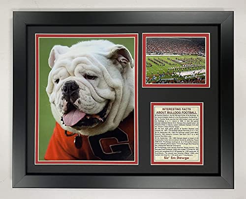 Georgia Bulldogs Legends Never Die Framed Wall Art — 11x14 collage