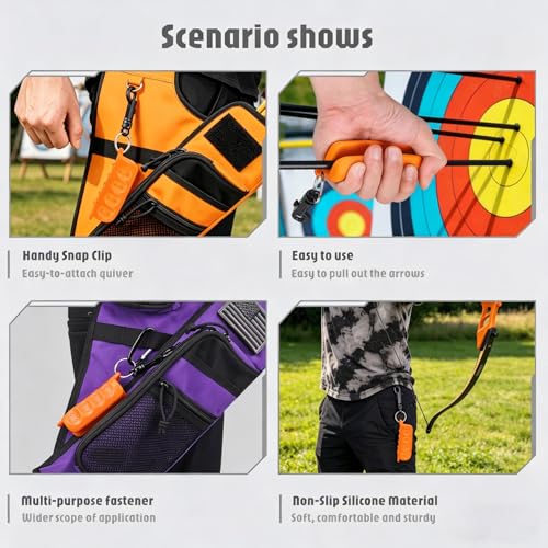 Arrow Puller - Easy-to-Use Archery Target Remover - Orange