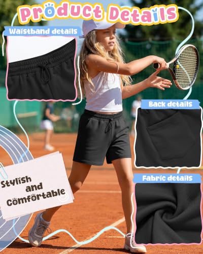 Girls' Bermuda Shorts - Knee-Length Active Summer Playwear