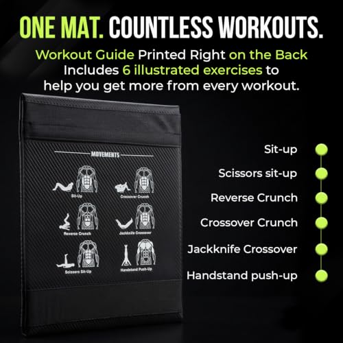 Abdominal Mat for Core Training - Non-Slip Supportive Foam