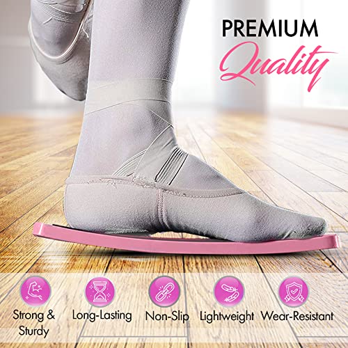 Zenmarkt Bright Pink Turning Board for Dancers, Gymnasts & Ice Skaters