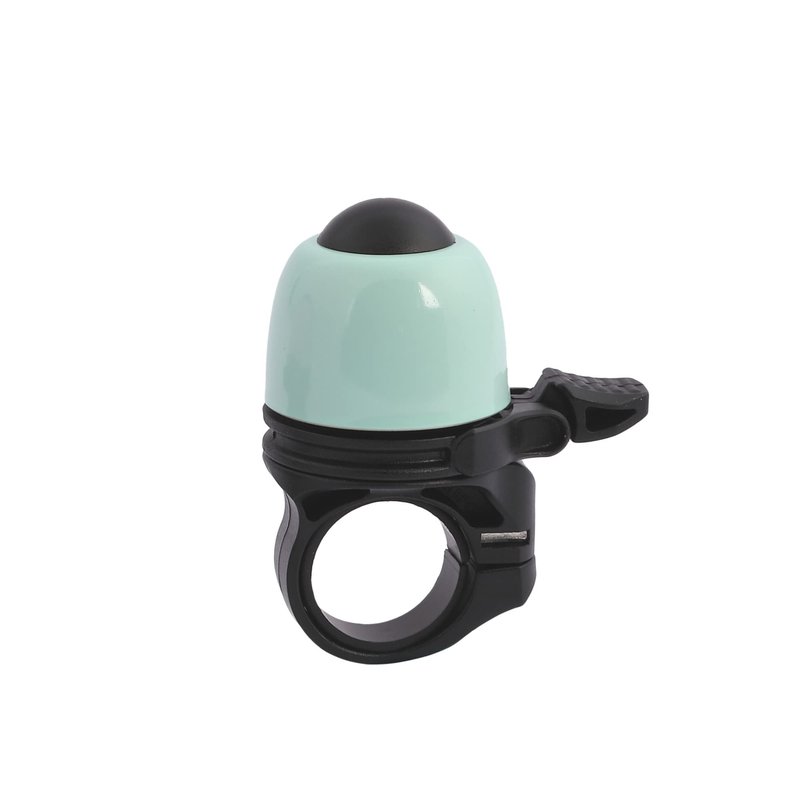 N+1 Macaron Brass Bike Bell - Classic Bicycle Bell with Double Sound Ringer for Kid Bikes, Road Bikes, Mountain Bikes (Spring Green)
