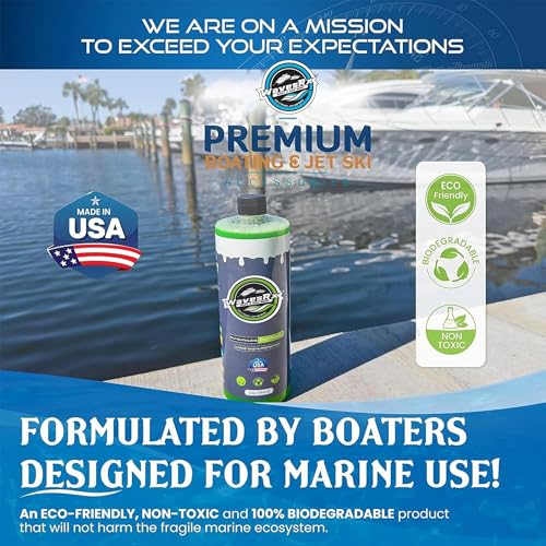 WAVESRX 32oz Salt Neutralizing Boat & Jet Ski Wash with SiO2 Surface Protection
