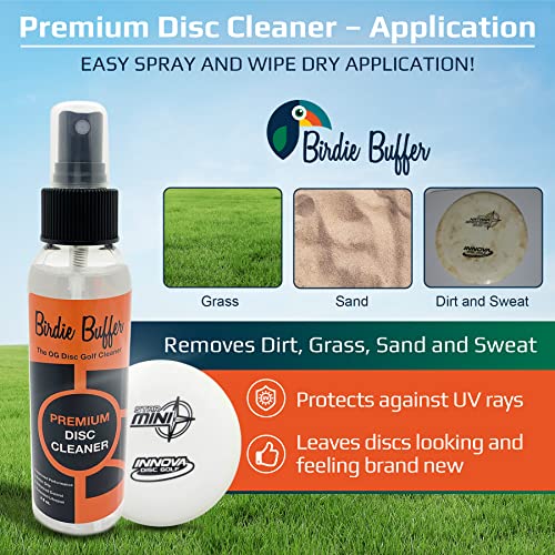 Birdie Buffer Disc Golf Cleaner - Rejuvenate Discs for Better Grip & Performance