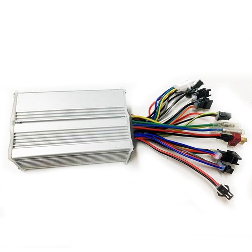 Electric Bicycle Controller X055-AB001 DC48V 18A Motor Speed Brushless Controller for Electric Bicycle E-Bike Scooter Display Meter KDS Aluminium Alloy