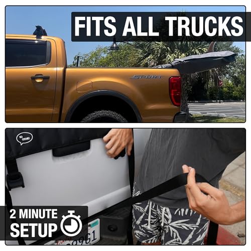 Surfboard Truck Rack - Padded Tailgate System for 2 Boards