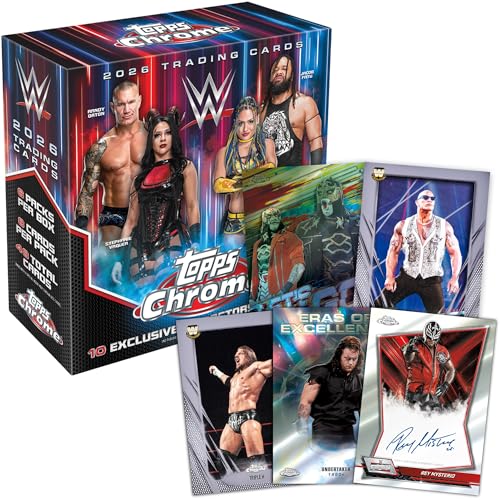 2026 Topps Chrome WWE Mega Box - Factory Sealed Trading Cards