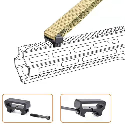 Aluminum Picatinny Sling Mount - 20mm Rail Attachment (2pcs)