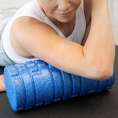 High Density Foam Roller for Exercise and Muscle Recovery - 12.5 x 5.5 Inches