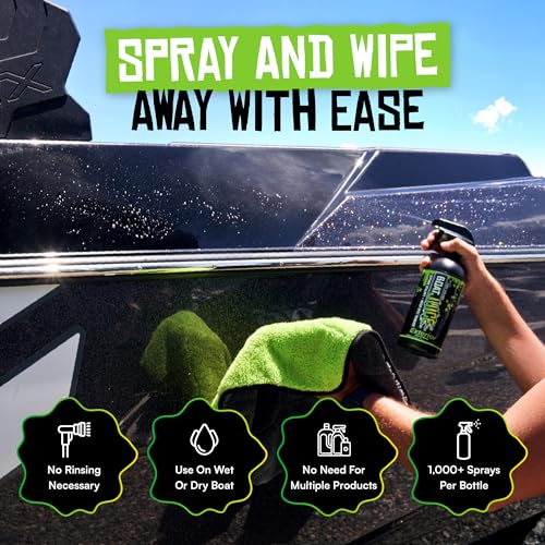 32oz Exterior Boat Cleaner & Protectant Spray | Water Spot Remover with SiO2 Sealant | Pina Colada Scent