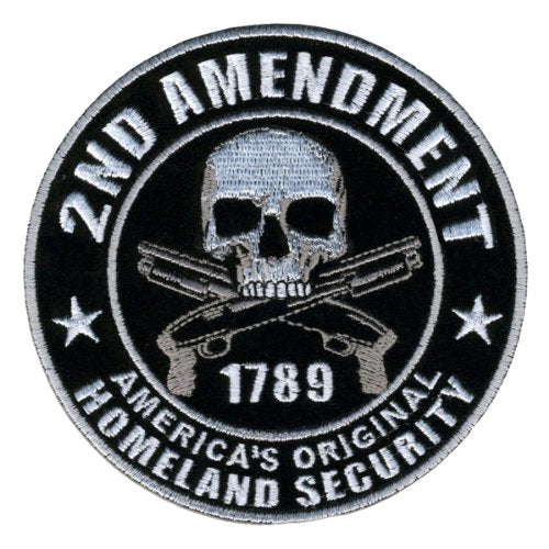 Seibertron Homeland Security Patch - Black, 4-inch Embroidered Security Badge