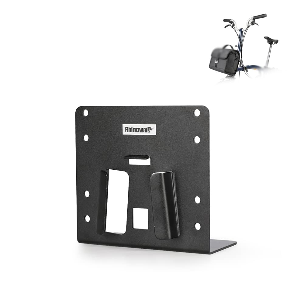 QIUNI Bike Bag Adapter Folg Bike Front Bag Block Adapter For Brompton Bike Bike Bag Bracket Aluminum Alloy Bicle Bag Installation Accessory
