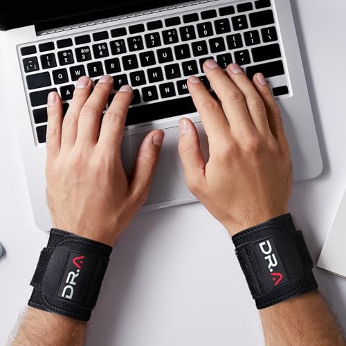 Wrist Brace Support for Tendonitis - 2 Pack Hand Wraps