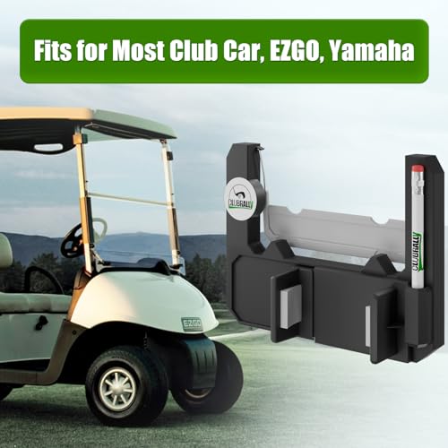Golf Cart Phone Mount - Steering Wheel Holder for Club Car, EZGO, Yamaha