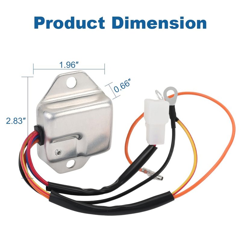 VANJING Engine Ignitor Assembly Compatible with EZGO Gas for Golf Cart 1981-1990 2 Cycle Replacement for 19627-G1