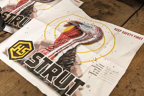Turkey Hunting Practice Targets - 11x11 Inch Paper Shooting Targets - 12 Pack
