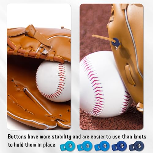 60 Pcs Baseball Glove Locks - Multicolor Needle Stoppers