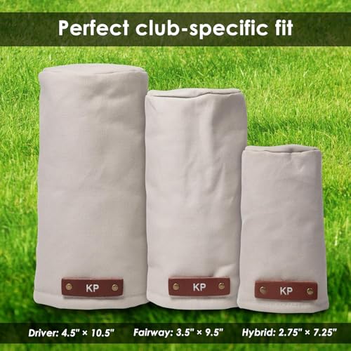 Personalized Canvas Golf Headcover - Driver 4.5" x 10.5"
