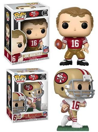Joe Montana Funko Pop! Vinyl Combo - Red & White Jerseys