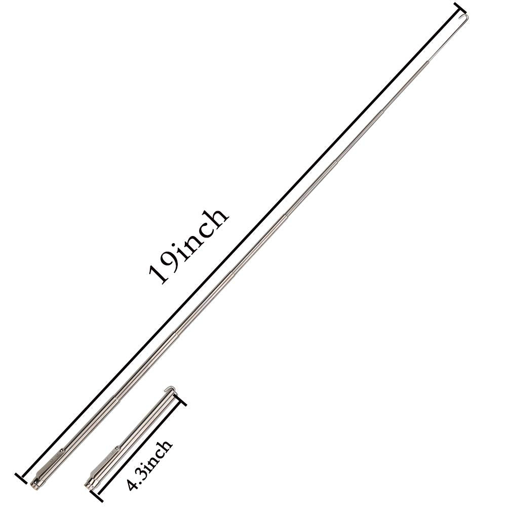 XQ_PJDX Fish Ball Chain & Retriever Telescoping Hook (Wet Noodle) and Storage Case.